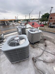 2317: Repaired carrier AC units in Pflugerville, Texas