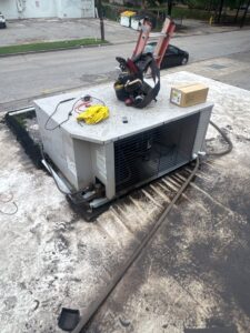 Perform preventative maintenance on HVAC and ref refrigeration equipment in downtown Austin, Texas