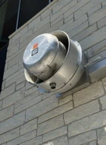 COOK Exhaust Fan Model: 120V15D-120 CR Serial: 007SL32095-00/0000701 Inspected exterior exhaust fan assembly. Found mounting...