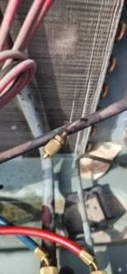 Setpoint Services completed a commercial rooftop HVAC repair at Renzo Gracie Pflugerville after diagnosing a severe refrigera...