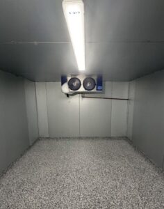 Setpoint Services performed EPA-compliant refrigerant recovery service for a commercial walk-in cooler refrigeration system i...