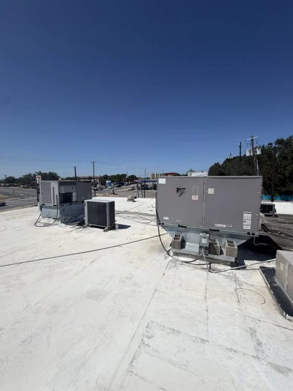Completed a commercial rooftop HVAC repair on a Trane packaged rooftop unit serving Coast To Coast Distribution in Austin, Te...