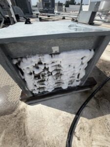 Setpoint Services performed commercial refrigeration maintenance and diagnostics on a Taylor RC25N-27 remote-condensing marga...