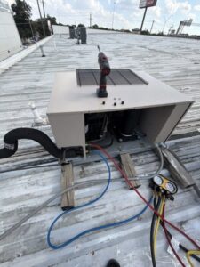 Setpoint Services performed commercial walk-in cooler repair and refrigeration diagnostics at Little Caesars on Anderson Mill...