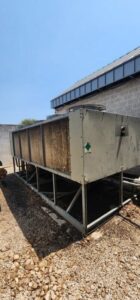 Setpoint Services performed commercial chiller repair and advanced diagnostic service on a Trane Series R RTAA 90-ton air-coo...