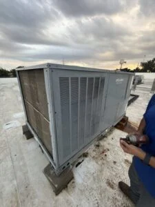Title: Commercial Chiller Compressor Replacement & Refrigeration Repair – Georgetown, TX Description: Setpoint Services perfo...
