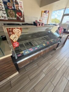 Setpoint Services performed extensive commercial refrigeration repair on an Oscartielle refrigerated display case at Cold Sto...