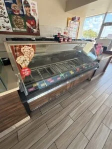 Setpoint Services performed extensive commercial refrigeration repair on an Oscartielle refrigerated display case at Cold Sto...