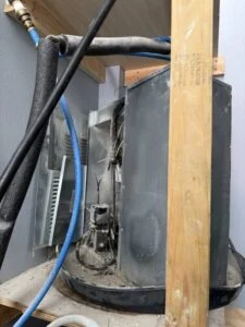 Setpoint Services performed commercial water chiller repair on an Elkay ER19-1D water chiller at UES in Round Rock, Texas. Th...